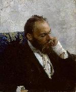 Ilya Repin Portrait of professor Ivanov Spain oil painting artist